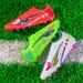 Low-Cut Spiked 15 Football World Cup TF Turf Artificial Grass AG Spikes Leather Soccer For Men And Women Students_voghion.com