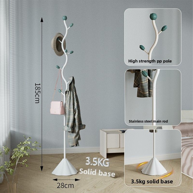 Italian Style Coat Floor-standing Bedroom Home Artifact Light Luxury Vertical Rack Indoor Simple Living Room Clothes_voghion.com