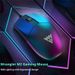 Digitex Digitex Wrangler M2 Wired Mouse With RGB Lighting, Compact, Non-Slip, Black White Dual Color, Classic For Office And Gaming_voghion.com