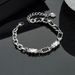 Engravable Black And White Zircon Splicing Bracelet For Men Hip Hop Couple Cuban Chain Unisex Qixi Festival Gift Box_voghion.com