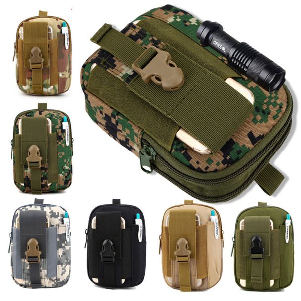 Outdoor Men Waist Pack Bum Bag Pouch Waterproof Tactical Military Sport Hunting Belt Molle Nylon Mobile Phone Bags Travel Tools_voghion.com