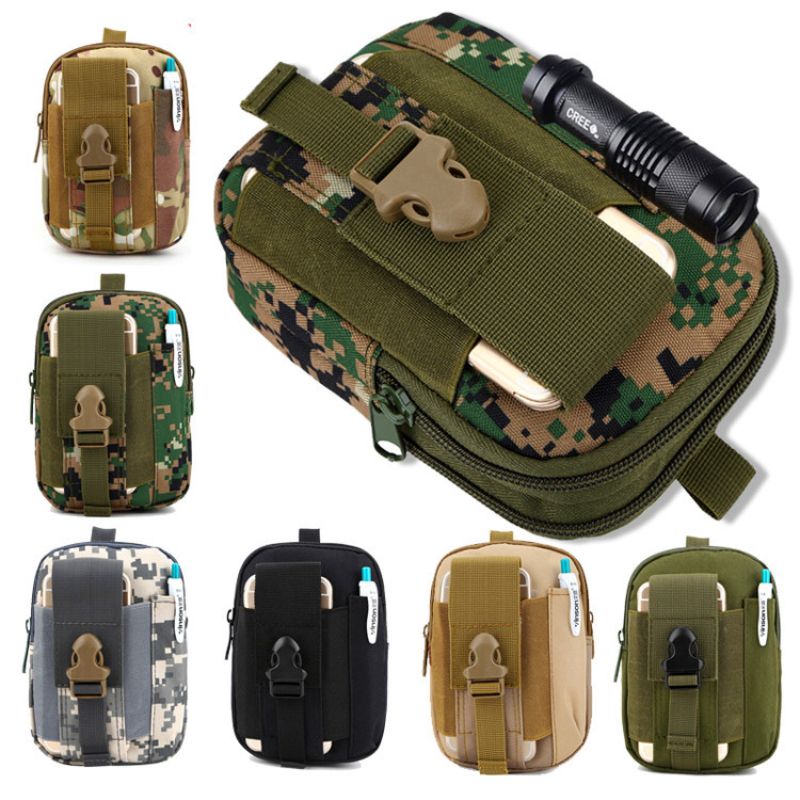 Outdoor Männer Taille Pack Bum Tasche Tasche Wasserdichte Taktische Militär Sport Jagd Gürtel Molle Nylon Handy Taschen Reise Werkzeuge_voghion.com