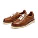 German Training Classic Airplane Nose Casual Men's Toe Layer Cowhide Hand Polished Color Used Board Shoes 2002-5_voghion.com