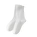 Summer Women's Mid-Calf Socks, Pure Loose Maternity Sweat Absorbent Ultra-thin Cotton Seamless Lazy Socks_voghion.com