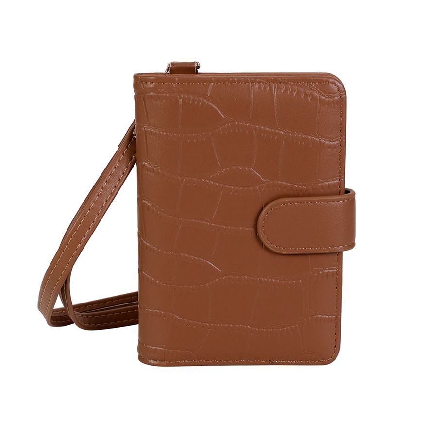 Einfacher Tickethalter für Auslandsreisen, Ausweishalter, Schutzhülle, tragbare, um den Hals hängende Reisepasstasche_voghion.com