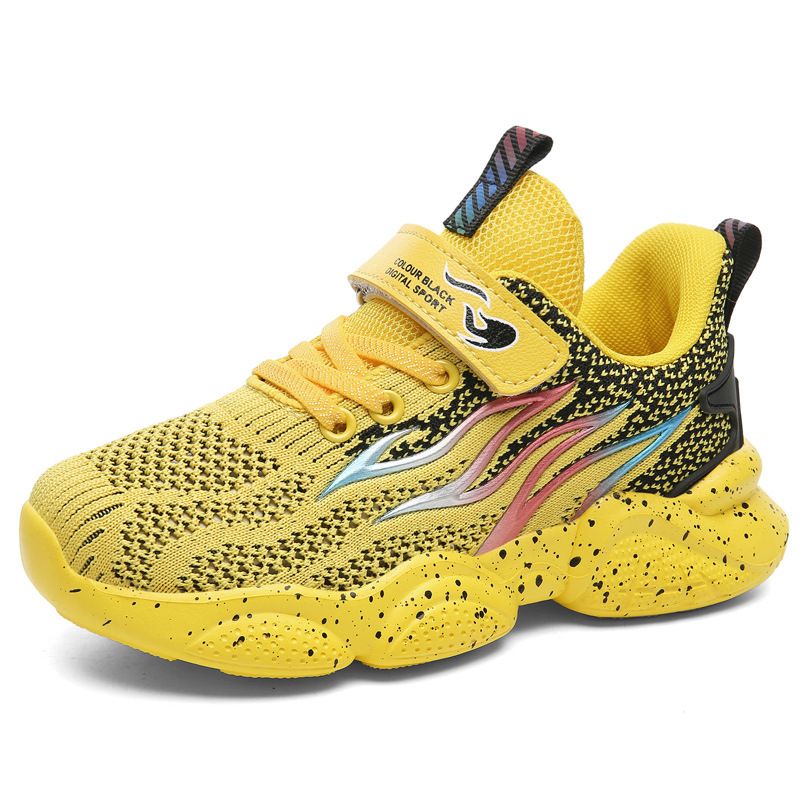 Mother & Kids [HoopsJunior] Boys' Basketball Shoes - Breathable Mesh Sneakers | Lightweight Running Shoes For Kids (Sizes 28-38)_voghion.com