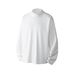 Men's Basic Long-Sleeve Thermal T-Shirt – Loose Fit, Soft Fleece-Lined Fabric, Solid Colors (White/Black/Gray/Brown/Beige, Sizes M-5XL)_voghion.com