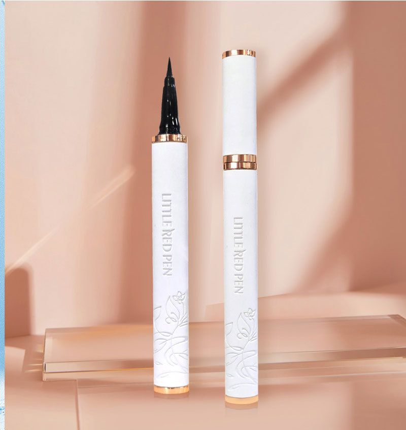 Eye Shadow & Liner Combination Cosmetics Eyeliner Pen Thin Head Beginner Waterproof Non Smudge Anti Sweat Eyeliner_voghion.com