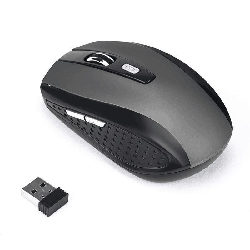 1PC Mouse Gaming 2.4GHz Wireless Mouse USB Receiver  for PC Laptop Desktop Computer Mouse Mice for Laptop Computer_voghion.com