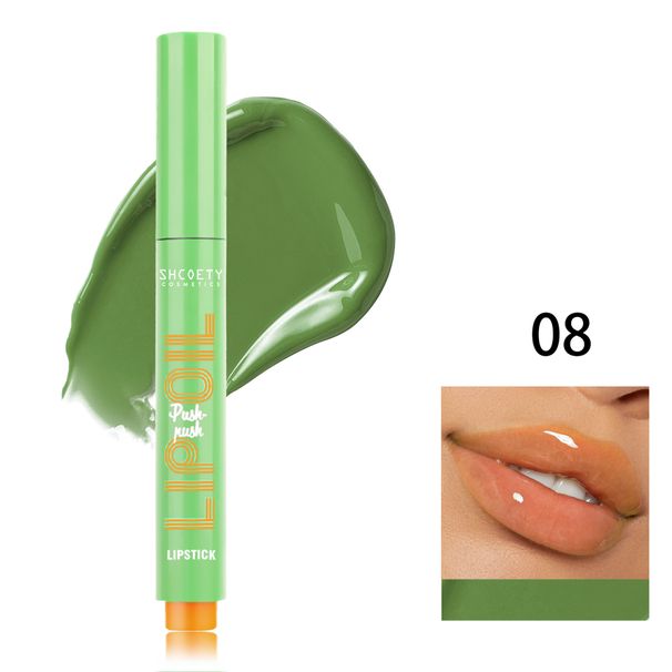Lipstick Makeup Jelly Press Lipstick Solid Water Light Lip Gloss Mirror Lip Glaze Multi Color Lipstick_voghion.com