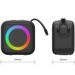 Altoparlante Bluetooth portatile con luci RGB e bassi profondi - Altoparlante wireless compatto per uso domestico/esterno_voghion.com