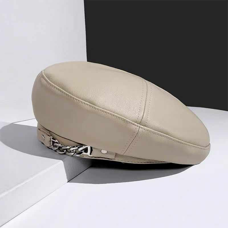 Cappello invernale in lana calda, berretto vintage semplice, berretto da donna, elegante, in tinta unita, per artista francese, in vendita calda_voghion.com