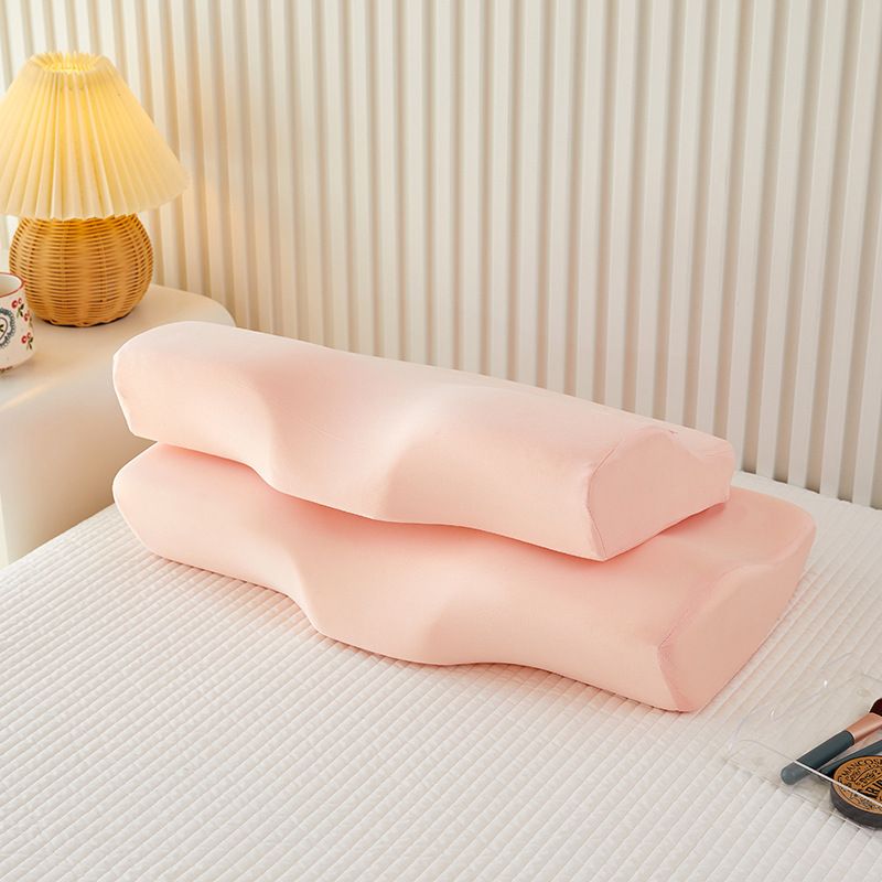 Pernă cervicală pentru gât și umeri, pernă din spumă cu memorie contur, pernă ergonomică pentru susținerea gâtului pentru cei care dorm pe partea din spate, pe stomac, cu fată de pernă_voghion.com
