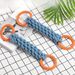 Durable Double-Ring Cotton Blend Dog Rope Toy - Bite-Resistant, Interactive Tug Play For Medium To Large Breeds_voghion.com