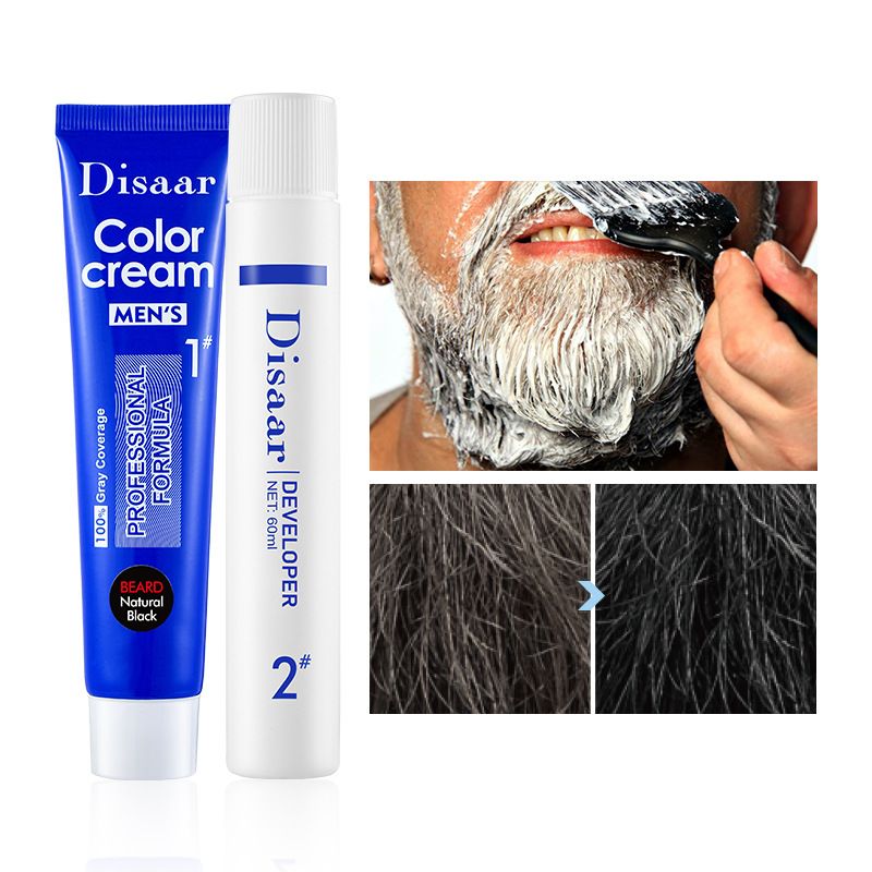 DS5232 60 ml * 2 Stück Schwarze Bartcreme für Männer Exklusive Mitgliederbox 144 Stück_voghion.com