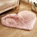 Home textile decoration multi-function Plush heart-shaped carpet anti-skid mat lovely girl style_voghion.com