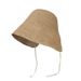Chapeau de paille en raphia pour femme, bord large de plage, pliable, style coréen, style artistique rustique, protection solaire d'été, artisanat de tissage de paille._voghion.com
