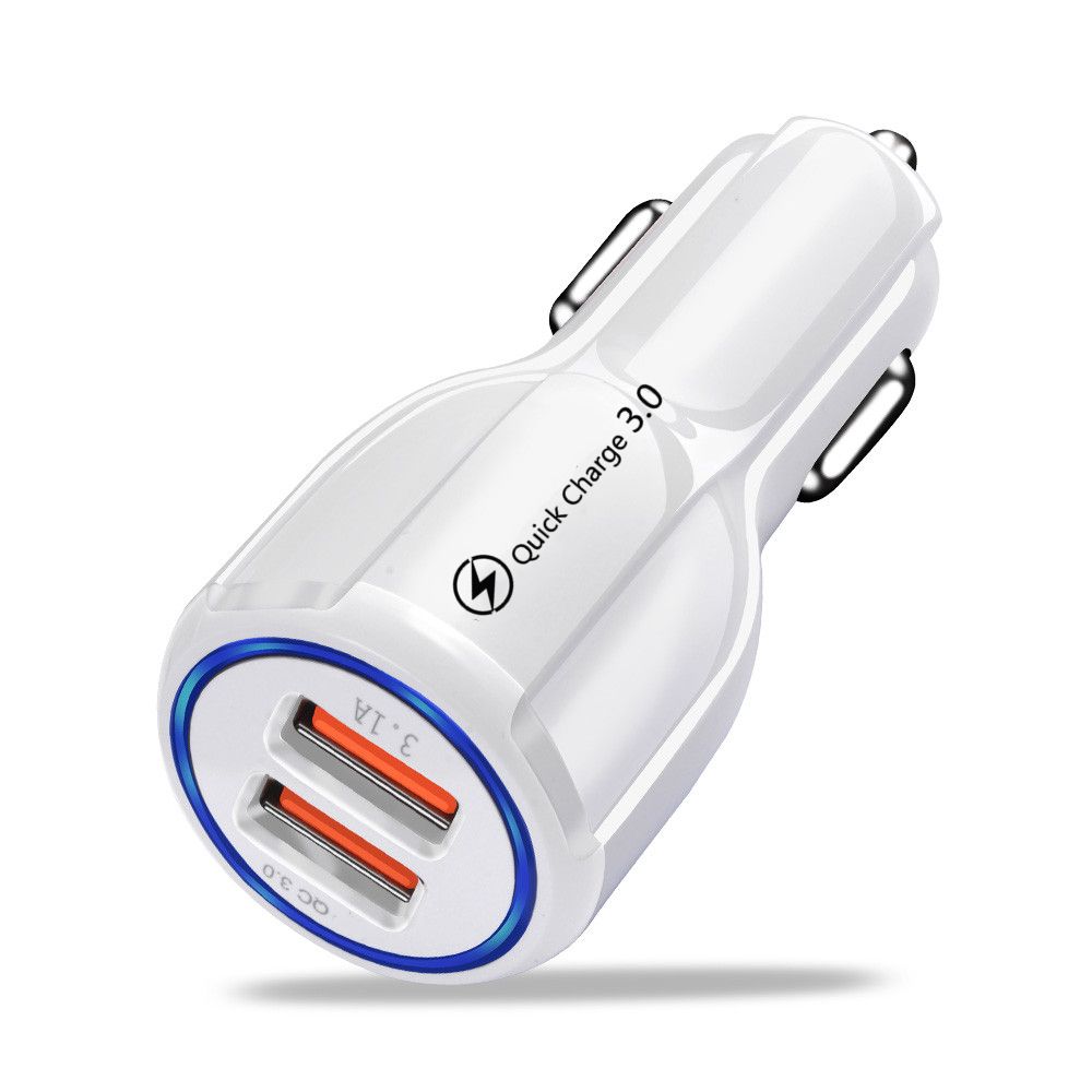 Ladegerät 3A Auto-Schnellladegerät Universal-Schnellladegerät USB-Adapter für iPhone 11 Pro 7 8 Samsung Xiaomi Mobiles Ladegerät_voghion.com