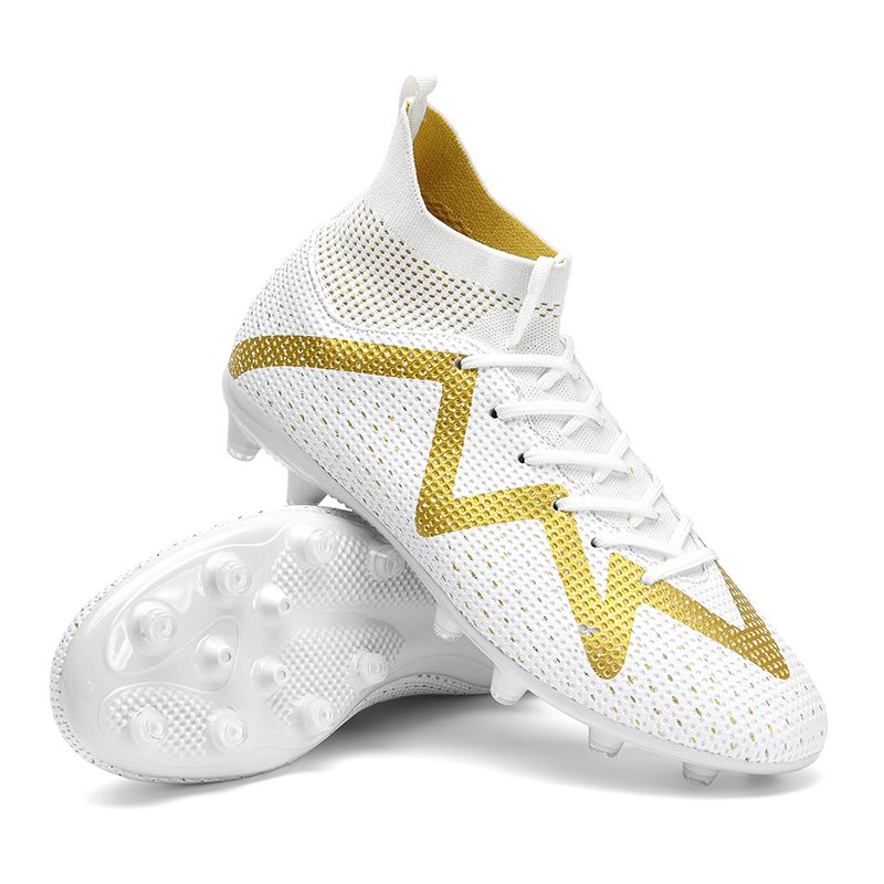Ultralight Professional Men Long Spikes Ankle Training Football Boots Soccer Cleats Unisex Sports Shoes Non-Slip_voghion.com