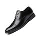 Chaussures de soirée décontractées en cuir imperméables à bout carré pour hommes_voghion.com