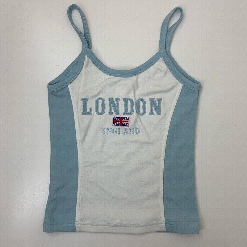 Gilet alla moda con stampa di lettere estetiche da donna, top corto con scollo all'americana Y2k_voghion.com