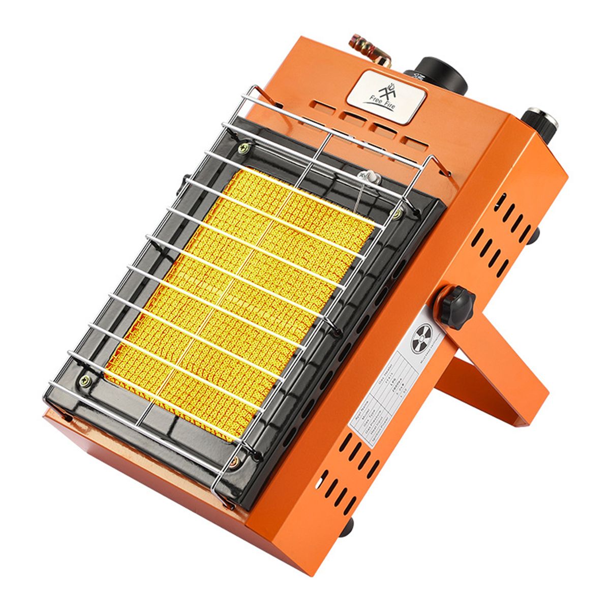 2-In-1 3000W Gas Stove Heater Portable Heating Cooker Multifunctional Gas Heating Warmer For Indoor Outdoor Ice Fishing Camping_voghion.com