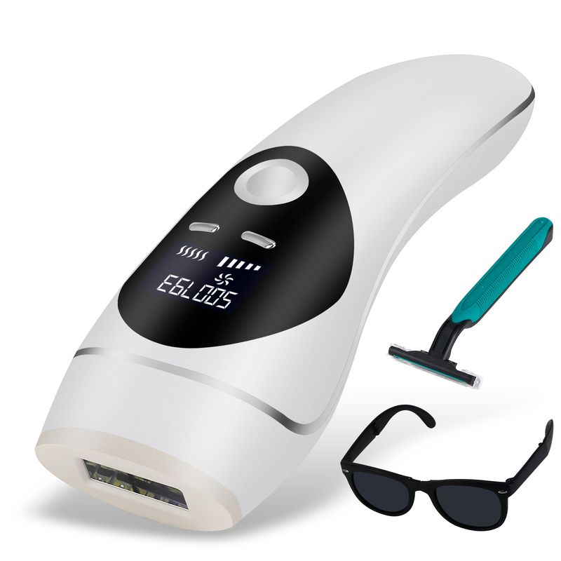 Laser-Epiliergerät, FDA-zugelassenes Laser-Haarentfernungsgerät für Frauen, 999999 Blitze schmerzlos, Dual-Modus für Achselhöhlen, Beine, Arme, Bikinizone_voghion.com