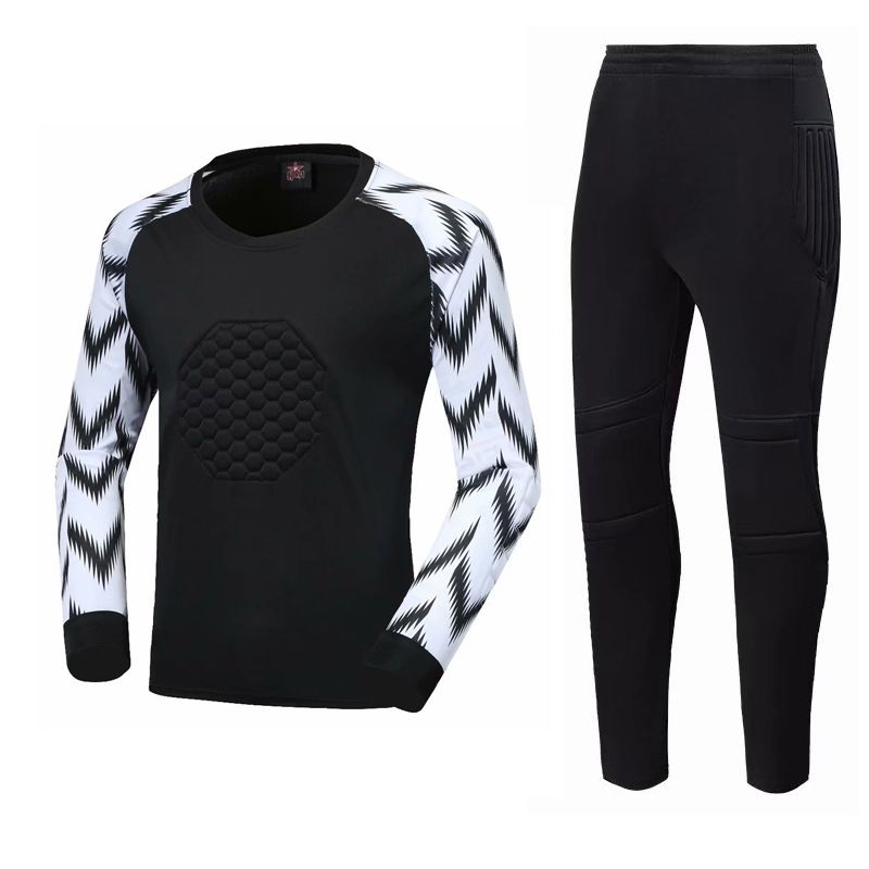 Clothing New Goalkeeper Uniform Trousers, Men's And Women's Football Game Training Suit, Long-Sleeved Protective Suit_voghion.com