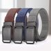 Men's Belt Automatic Buckle Belt Quick Drying Breathable No Punching Canvas Braided Belt_voghion.com