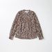 Shiying Autumn New Fashionable Collar Women, Casual and Versatile, Loose, Meat Covering Leopard Pattern Long Sleeve_voghion.com