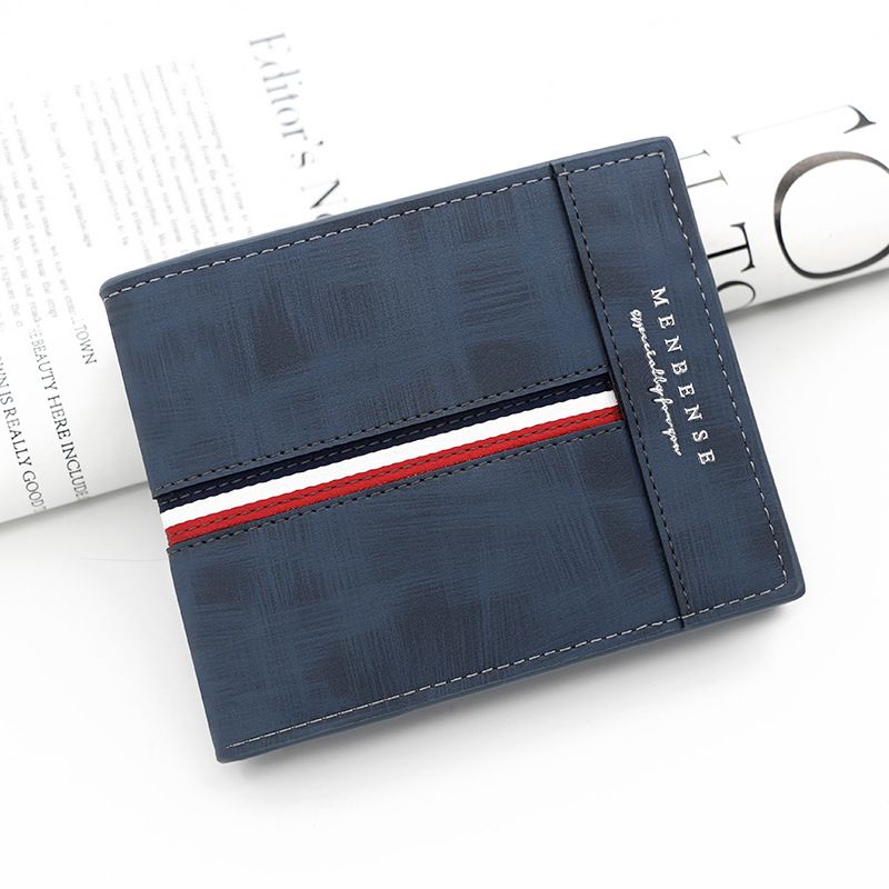 2023 New Short Men Wallets Slim Card Holder Male Purses Luxury PU Leather Coin Pocket High Quality Small Men's Wallet_voghion.com