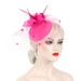 vendita calda copricapo sposa forcina retrò cappello a rete accessori per capelli con piume_voghion.com