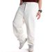 Pantalones largos de moda para hombre, estilo hip hop, para andar en patineta, holgados, de talla grande._voghion.com