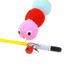 Creative Colorful Caterpillar Plush String Ball Teaser Wand Self-Entertainment Durable Chew Cat Toy_voghion.com
