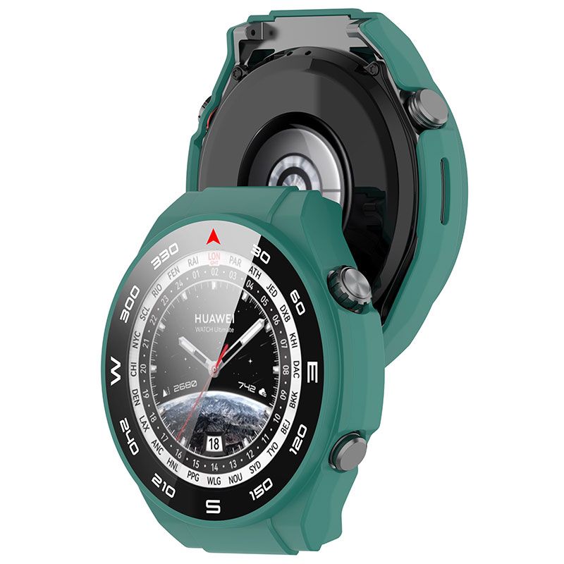PC-Schutzhülle + Film für Huawei Watch Ultimate Smartwatch, stoßfeste, harte Vollbildschale / W-Skala_voghion.com