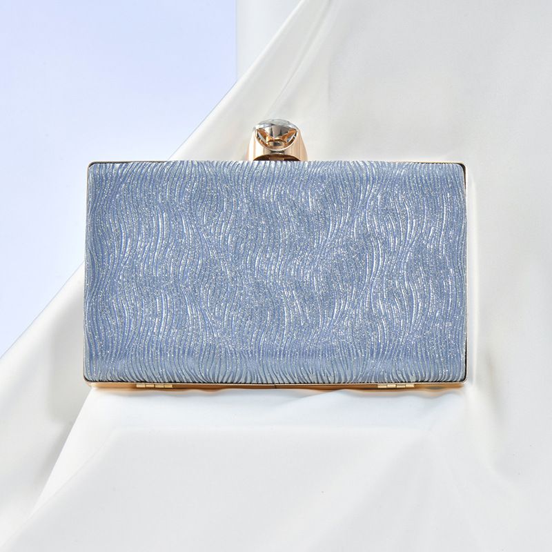 Borsa da sera semplice e urbana, borsa da donna con temperamento scozzese, borsa geometrica in PU quadrata_voghion.com