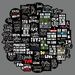 Black And White English 50 Letters Ins Style Notebook Stickers Luggage Mobile Phone Shell Computer Waterproof Decorative Stickers_voghion.com
