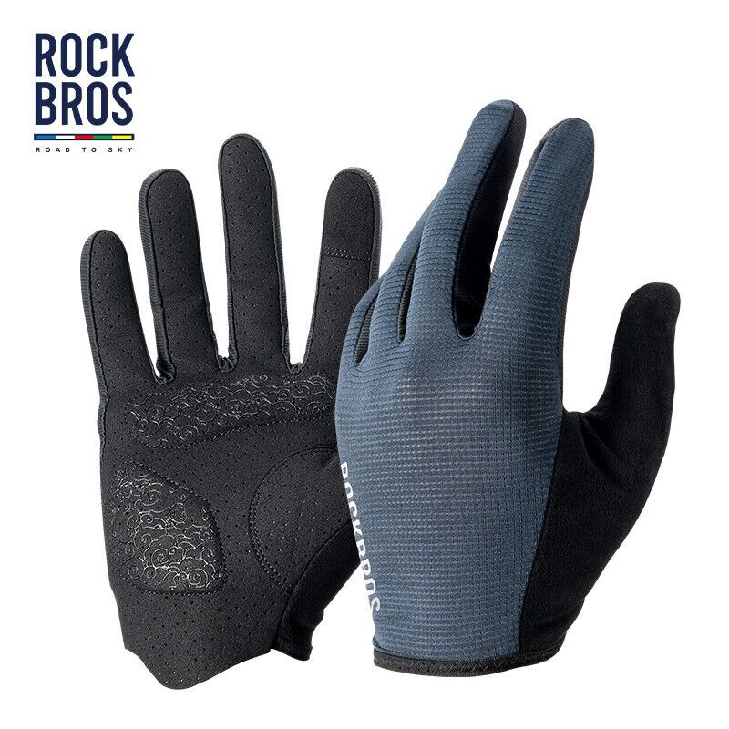 ROCKBROS Road-to-Sky Handschuhe, Fahrradhandschuhe mit Touchscreen-Funktion, Vollfinger-Design_voghion.com