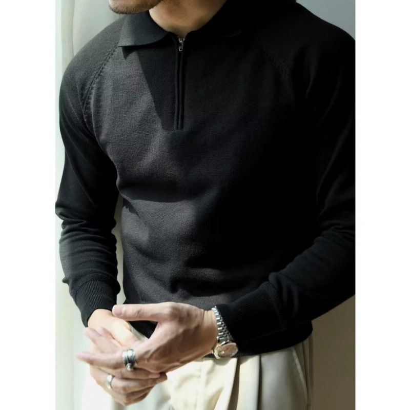 Maglione oversize da uomo in maglia – Pullover invernale ampio di ispirazione coreana e giapponese (bianco/grigio/nero, M-3XL)_voghion.com
