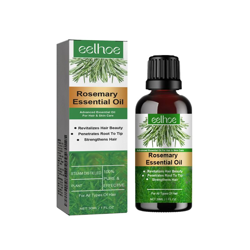 EELHOE Rosemary For Loss Prevention, Refreshing, Nourishing, Smoothing, Thick Hair Care, Scalp Care Essential Oil_voghion.com