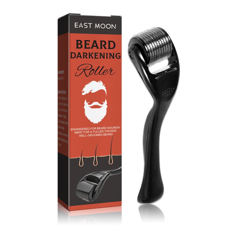 Get a Thicker Beard with Beard Thickening Roller, Strengthening Fibrous Roots, Moisturizing, Softening and Shining for Men_voghion.com