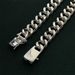 Collana da uomo cubana laterale da 10 mm, con fibbia quadrata in argento 925 galvanizzato, europea e americana, in saldo, 50-60 cm_voghion.com