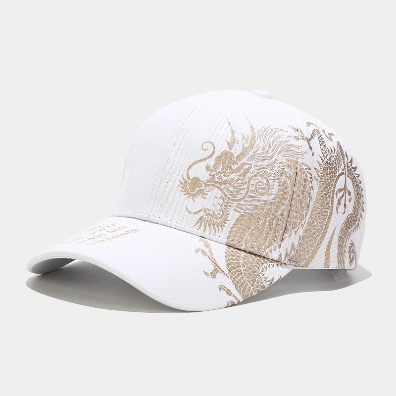 Afdrukken Chinese Draak Heren Baseball Caps Totem Geloof Dames Katoenen Snapback Hoed Outdoor Zonwering Gorras_voghion.com