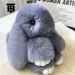 TB BHULAMTE Designer Fur Luxury Plush Little Rabbit Bag Pendant, Creative Gift Backpack, Decorative Car Key Chain_voghion.com
