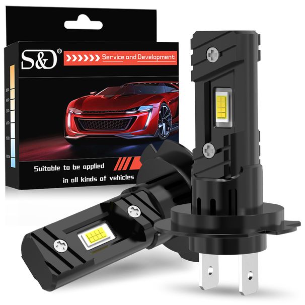 20000LM Scheinwerferlampen CANBUS Lichter H7 Mini Lampe 16Pcs 3570 CSP Drahtlose Auto LED Lüfterlos 12V 6500K_voghion.com