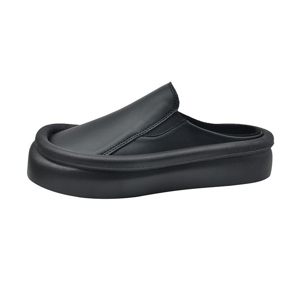 P Koreansk nisch Baotou Tofflor med tjocka sulor Dam S Sommar Ytterkläder New Ins Net Röd Casual All Match Beach Shoes_voghion.com