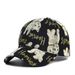 Boné de beisebol de urso fofo novo primavera sunh dog print homens mulheres unissex-adolescentes algodão snapback bonés moda hip hop vintage_voghion.com