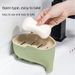 No-Drill Household Portable Non-Slip Elephant Soap Dish With Lid Countertop Storage Rack_voghion.com