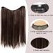 Laser wire wig V-shaped Hair extensions Seven-color Gold Wire dazzling Hair extensions 50cm132g Hair extensions_voghion.com