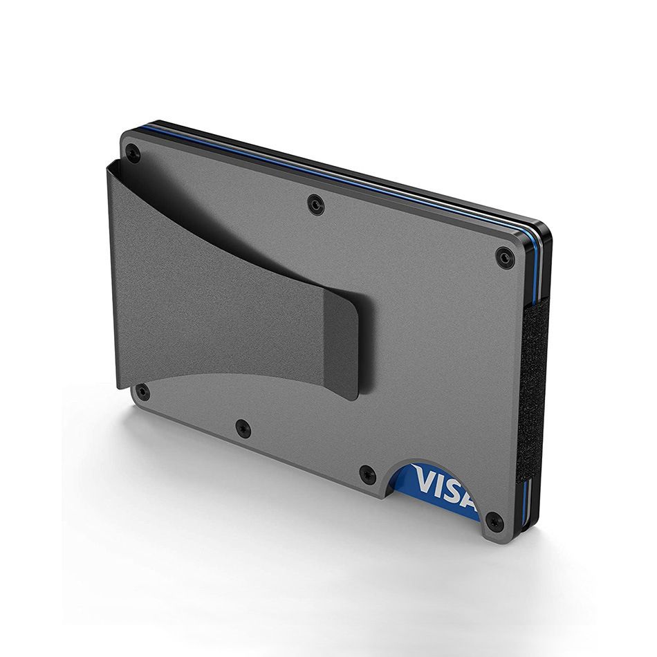 Kartenhalter Aluminiumgehäuse und Geld Diebstahlschutz RFID Designer Luxus für Männer Porta Credencial Tarjetero Brieftasche männlich Slim Case_voghion.com